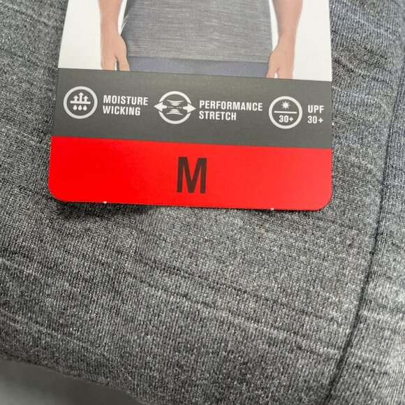 NEW Hurley Men's M Performance Stretch Polo Golf Shirt Gray UPF 30 - Picture 6 of 8